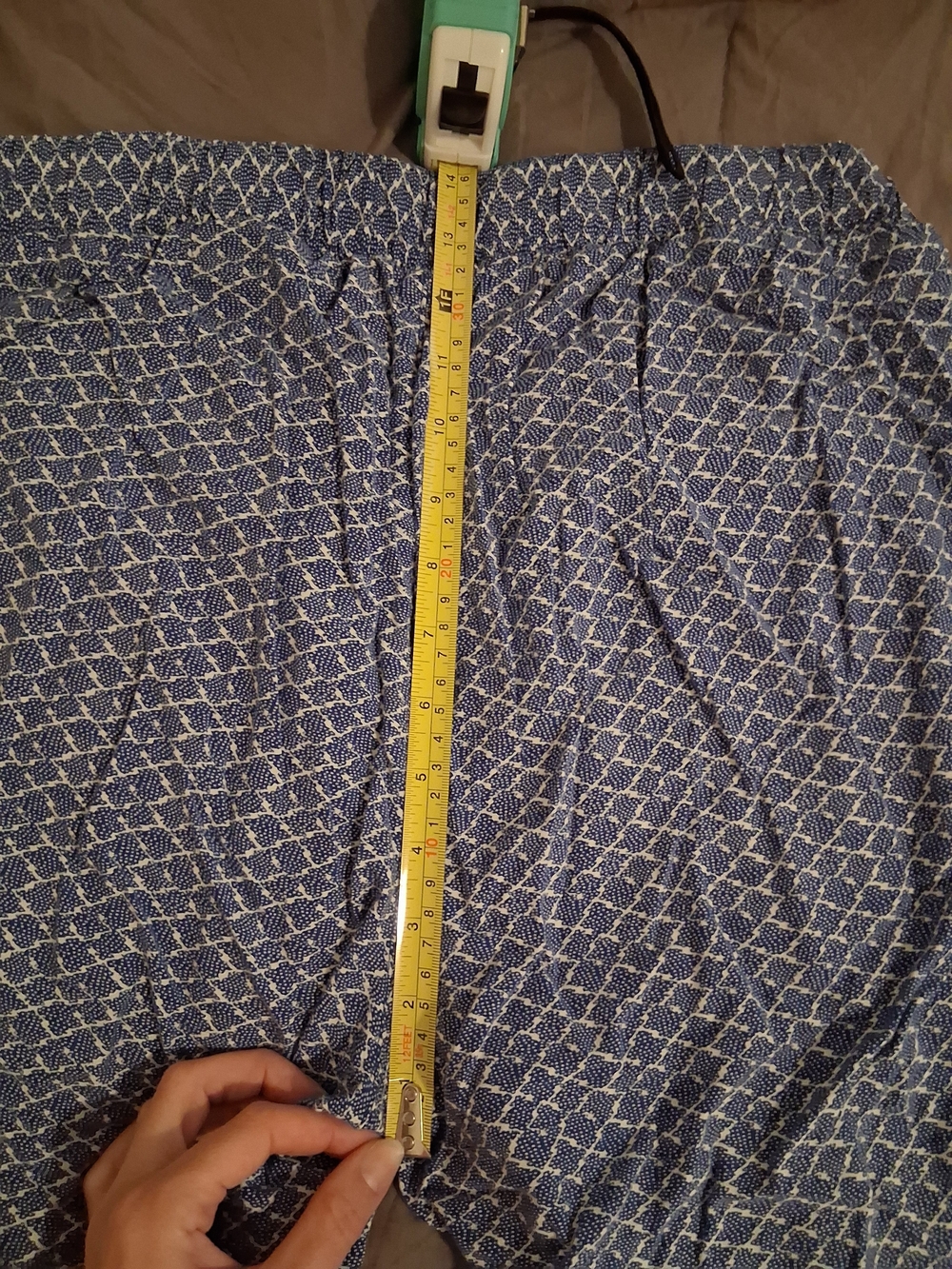 Old Navy Blue Pattern Drawstring Joggers - Picture 8 of 9